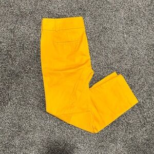 Ann Taylor Vibrant Yellow Chinos